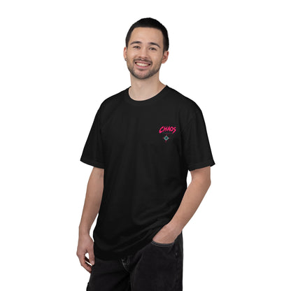 Chaos Skate Co Astronaut Wanderer Tee — Sorcerer’s Realm Skateboard Art