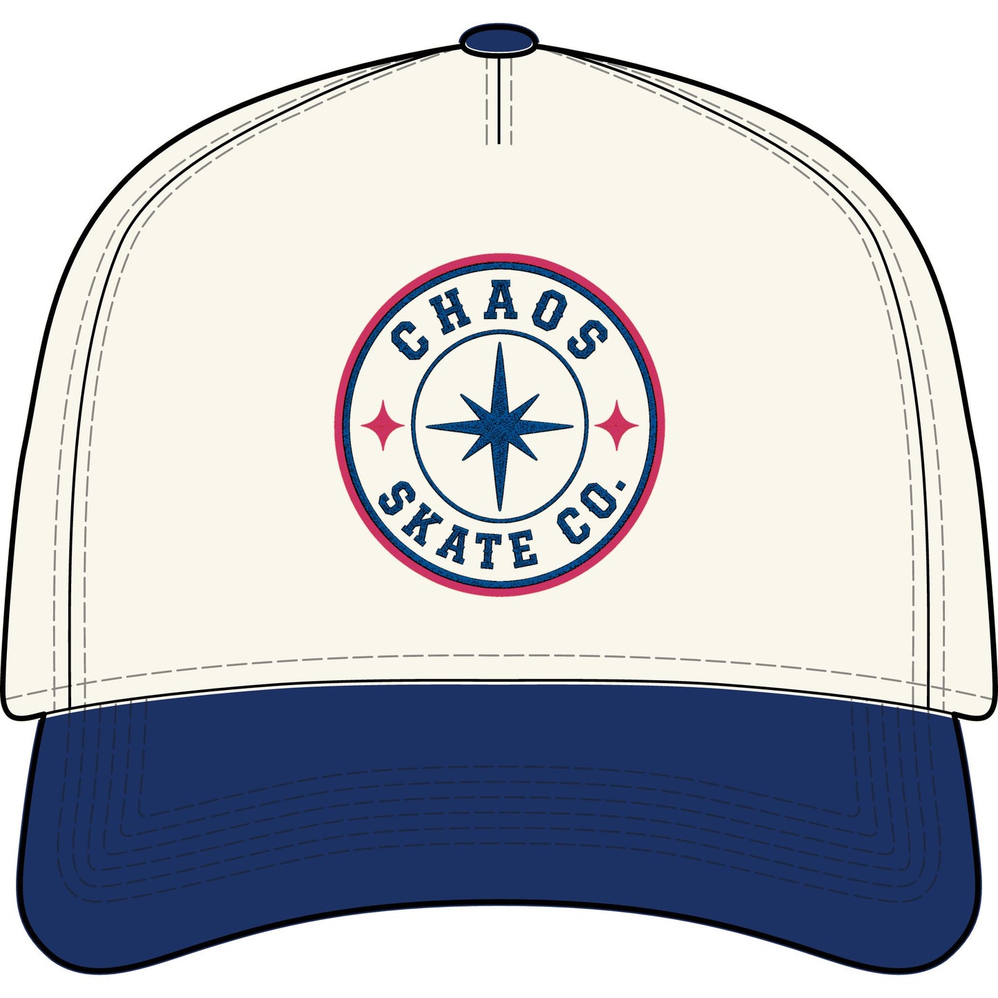 Wanderer Two-Tone Cap — Chaos Skate Co. Hat