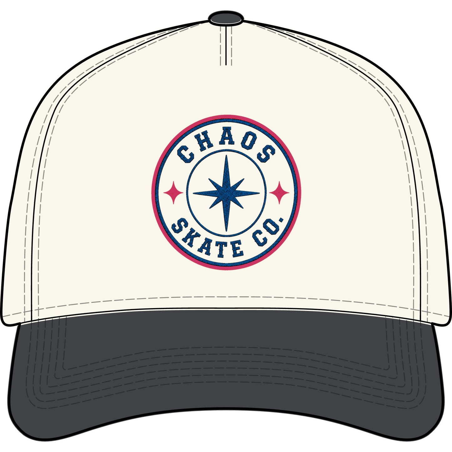 Wanderer Two-Tone Cap — Chaos Skate Co. Hat
